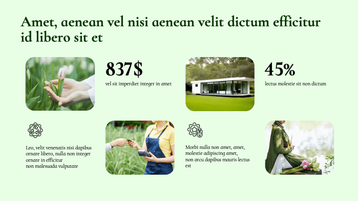 Eco Leaf Green Sustainable slide 7